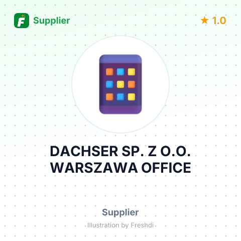 DACHSER SP. Z O.O. WARSZAWA OFFICE – summary card, no photo uploaded yet
