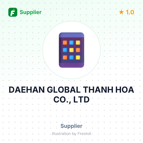 DAEHAN GLOBAL THANH HOA CO., LTD – summary card, no photo uploaded yet