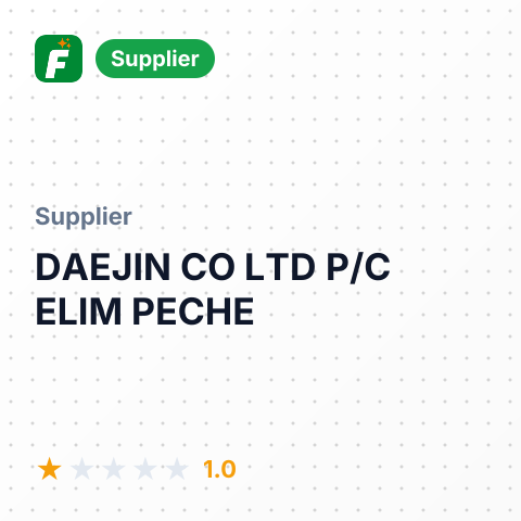 DAEJIN CO LTD P/C ELIM PECHE – summary card, no photo uploaded yet