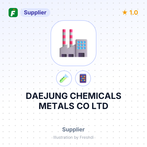 DAEJUNG CHEMICALS METALS CO LTD – summary card, no photo uploaded yet