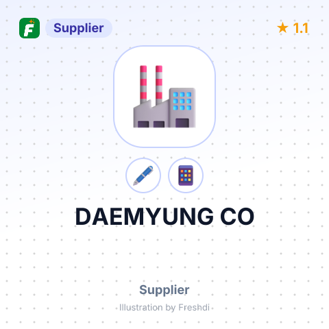 DAEMYUNG CO – summary card, no photo uploaded yet