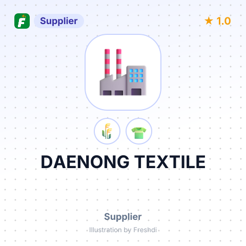 DAENONG TEXTILE – summary card, no photo uploaded yet