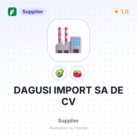 DAGUSI IMPORT SA DE CV – summary card, no photo uploaded yet