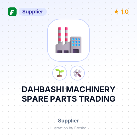 DAHBASHI MACHINERY SPARE PARTS TRADING – summary card, no photo uploaded yet