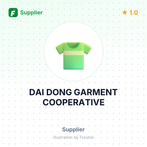 DAI DONG GARMENT COOPERATIVE – summary card, no photo uploaded yet