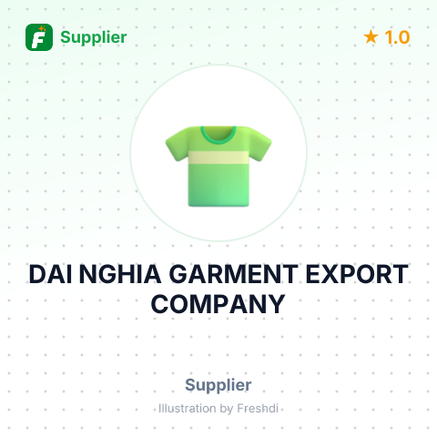 DAI NGHIA GARMENT EXPORT COMPANY – summary card, no photo uploaded yet