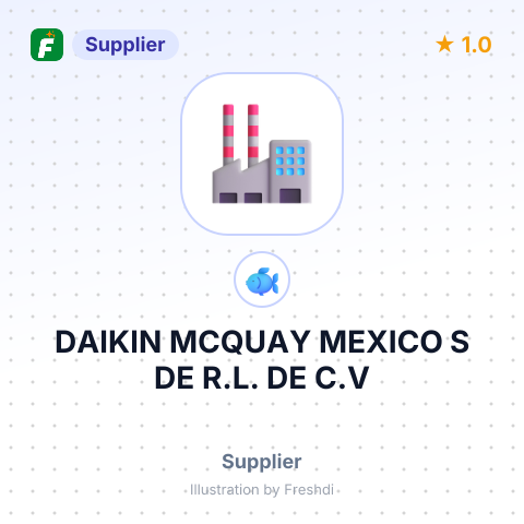 DAIKIN MCQUAY MEXICO S DE R.L. DE C.V – summary card, no photo uploaded yet