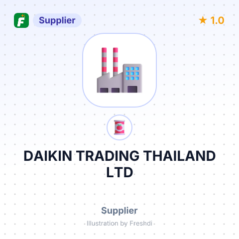 DAIKIN TRADING THAILAND LTD – summary card, no photo uploaded yet