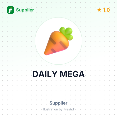 DAILY MEGA – summary card, no photo uploaded yet