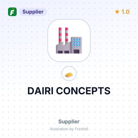DAIRI CONCEPTS – summary card, no photo uploaded yet