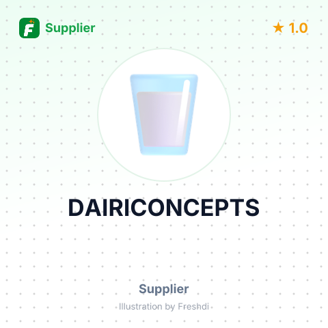 DAIRICONCEPTS – summary card, no photo uploaded yet