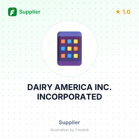 DAIRY AMERICA INC. INCORPORATED – summary card, no photo uploaded yet