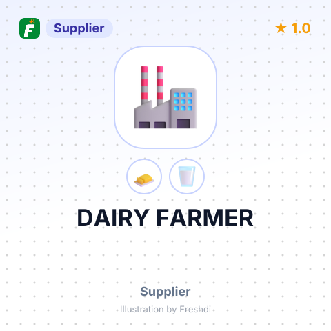 DAIRY FARMER – summary card, no photo uploaded yet