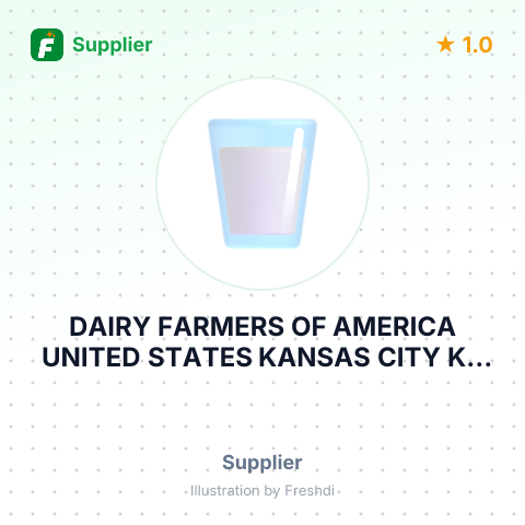 DAIRY FARMERS OF AMERICA UNITED STATES KANSAS CITY KS US – summary card, no photo uploaded yet