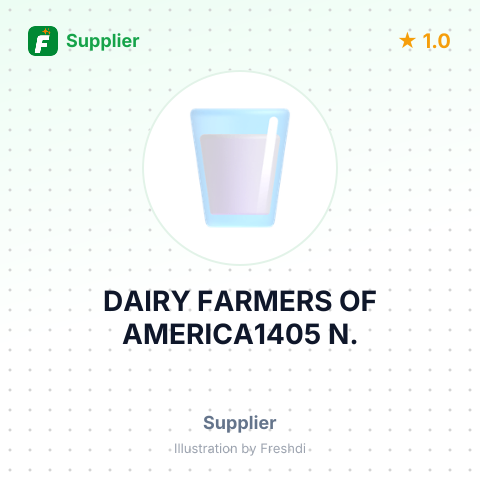 DAIRY FARMERS OF AMERICA1405 N. – summary card, no photo uploaded yet