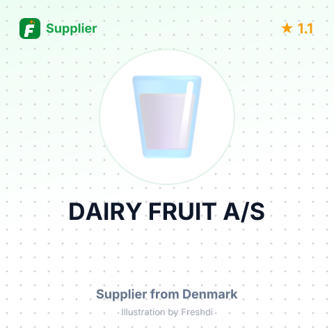 DAIRY FRUIT A/S – summary card, no photo uploaded yet