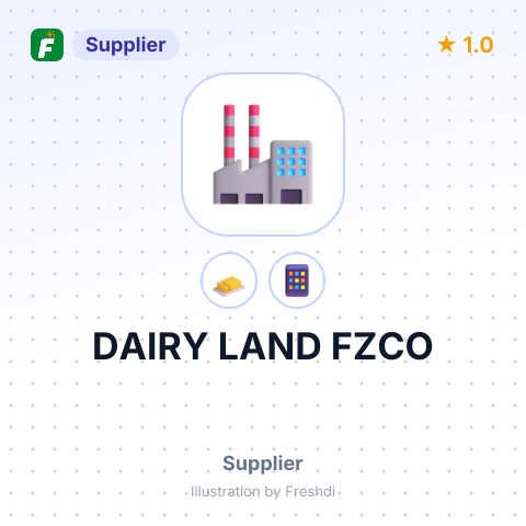 DAIRY LAND FZCO – summary card, no photo uploaded yet