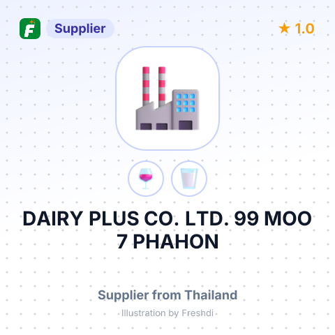 DAIRY PLUS CO. LTD. 99 MOO 7 PHAHON – summary card, no photo uploaded yet