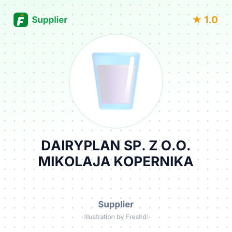 DAIRYPLAN SP. Z O.O. MIKOLAJA KOPERNIKA – summary card, no photo uploaded yet