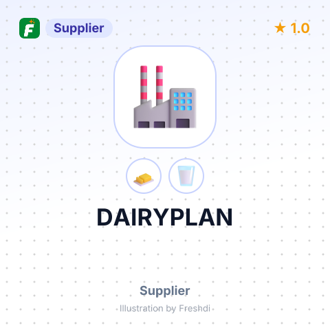 DAIRYPLAN – summary card, no photo uploaded yet