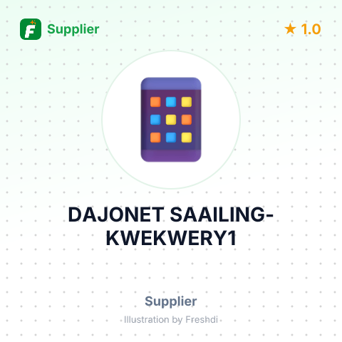 DAJONET SAAILING-KWEKWERY1 – summary card, no photo uploaded yet