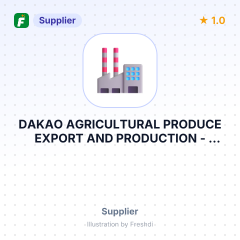 DAKAO AGRICULTURAL PRODUCE EXPORT AND PRODUCTION – summary card, no photo uploaded yet