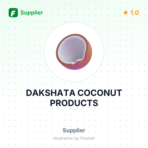 DAKSHATA COCONUT PRODUCTS – summary card, no photo uploaded yet
