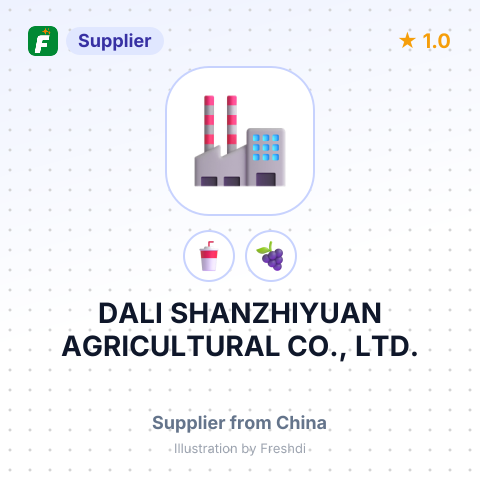 DALI SHANZHIYUAN AGRICULTURAL CO., LTD. – summary card, no photo uploaded yet