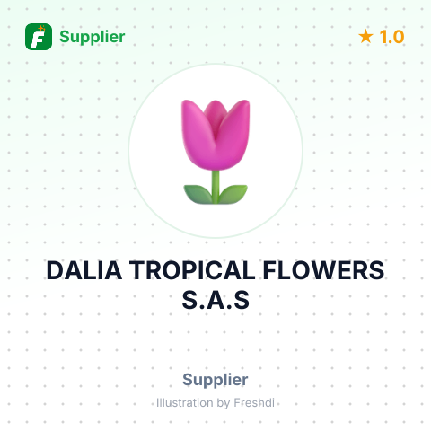 DALIA TROPICAL FLOWERS S.A.S – summary card, no photo uploaded yet