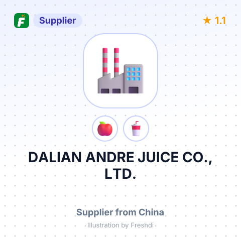 DALIAN ANDRE JUICE CO., LTD. – summary card, no photo uploaded yet