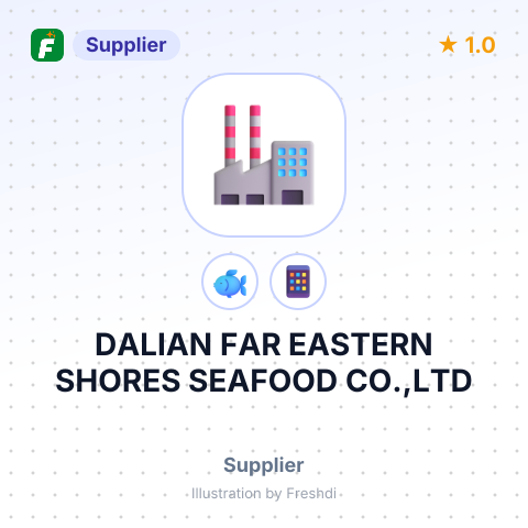 DALIAN FAR EASTERN SHORES SEAFOOD CO.,LTD – summary card, no photo uploaded yet