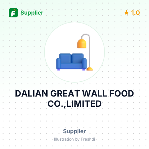 DALIAN GREAT WALL FOOD CO.,LIMITED – summary card, no photo uploaded yet