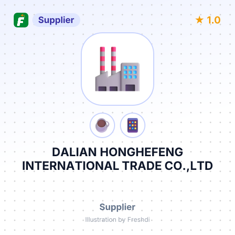 DALIAN HONGHEFENG INTERNATIONAL TRADE CO.,LTD – summary card, no photo uploaded yet