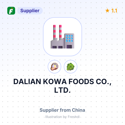 DALIAN KOWA FOODS CO., LTD. – summary card, no photo uploaded yet
