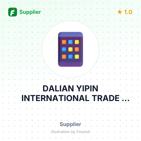 DALIAN YIPIN INTERNATIONAL TRADE CO.,LTD – summary card, no photo uploaded yet