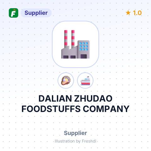 DALIAN ZHUDAO FOODSTUFFS COMPANY – summary card, no photo uploaded yet