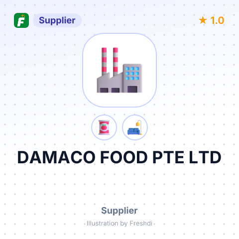 DAMACO FOOD PTE LTD – summary card, no photo uploaded yet