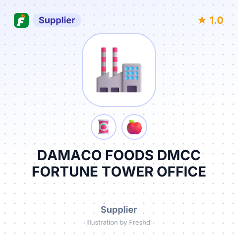 DAMACO FOODS DMCC FORTUNE TOWER OFFICE – summary card, no photo uploaded yet