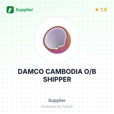 DAMCO CAMBODIA O/B SHIPPER – summary card, no photo uploaded yet