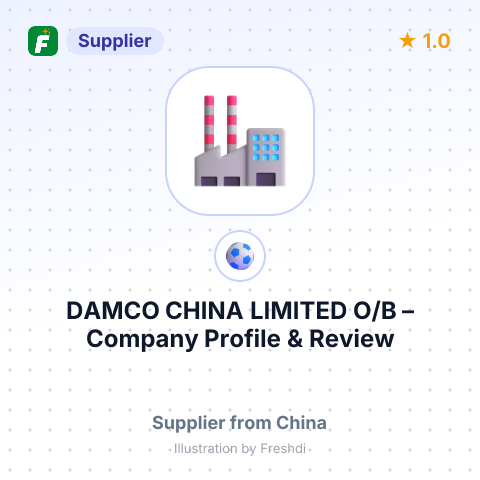 DAMCO CHINA LIMITED O/B – summary card, no photo uploaded yet