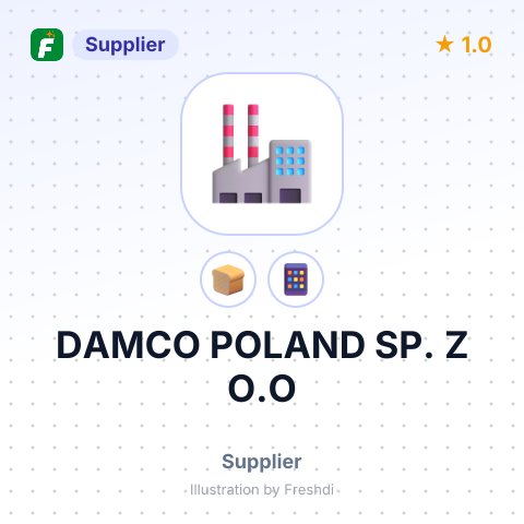 DAMCO POLAND SP. Z O.O – summary card, no photo uploaded yet