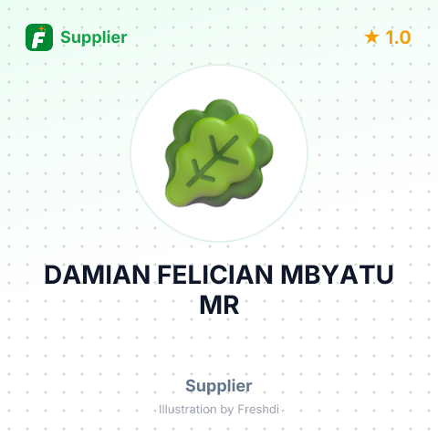DAMIAN FELICIAN MBYATU MR – summary card, no photo uploaded yet