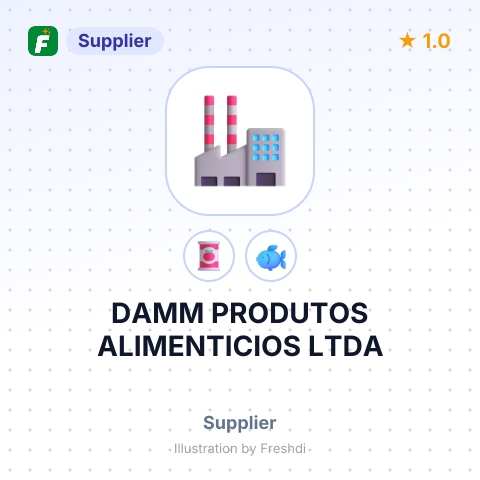 DAMM PRODUTOS ALIMENTICIOS LTDA – summary card, no photo uploaded yet