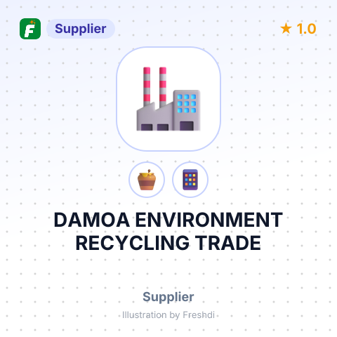 DAMOA ENVIRONMENT RECYCLING TRADE – summary card, no photo uploaded yet