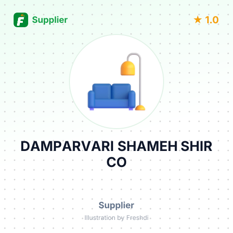 DAMPARVARI SHAMEH SHIR CO – summary card, no photo uploaded yet
