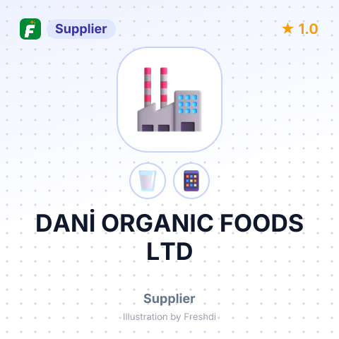 DANİ ORGANIC FOODS LTD – summary card, no photo uploaded yet