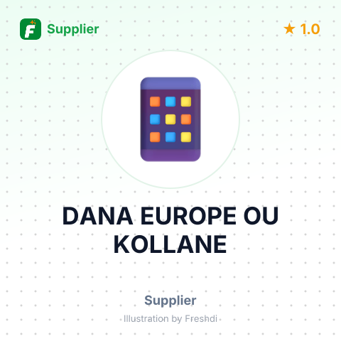 DANA EUROPE OU KOLLANE – summary card, no photo uploaded yet
