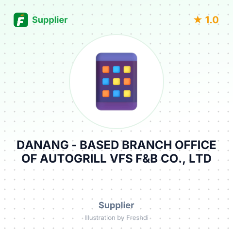 DANANG - BASED BRANCH OFFICE OF AUTOGRILL VFS F&B CO., LTD – summary card, no photo uploaded yet