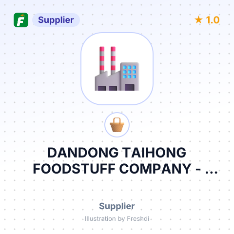 DANDONG TAIHONG FOODSTUFF COMPANY – summary card, no photo uploaded yet