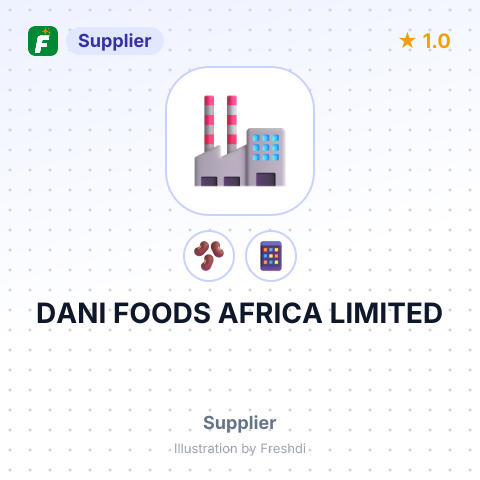 DANI FOODS AFRICA LIMITED – summary card, no photo uploaded yet